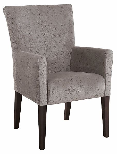 Home affaire Esszimmerstuhl "King" () Polsterstuhl, Armlehnstuhl, Gestell M günstig online kaufen