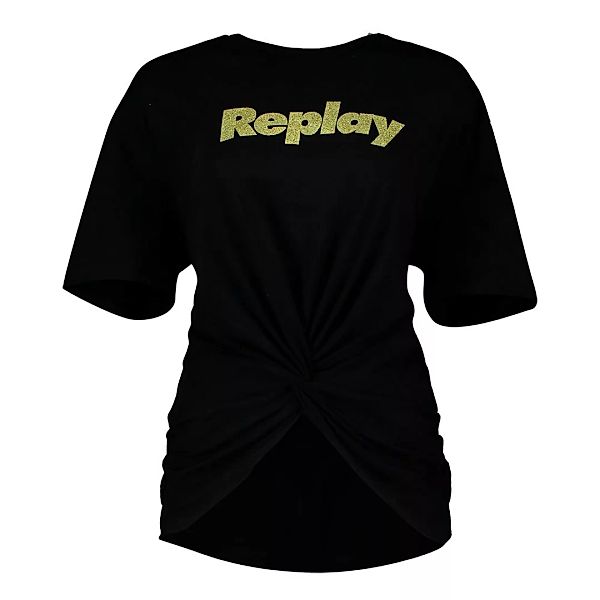 Replay W3559 Kurzärmeliges T-shirt S Black günstig online kaufen