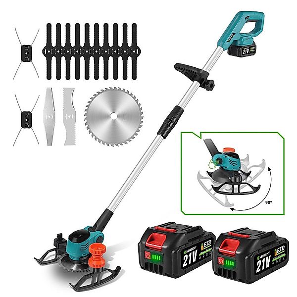 ONEVAN Akkurasenmäher 21V Elektrischer Rasentrimmer 4-in-1 günstig online kaufen