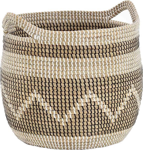 Krines Home Aufbewahrungskorb Runder Tragekorb Dekokorb günstig online kaufen