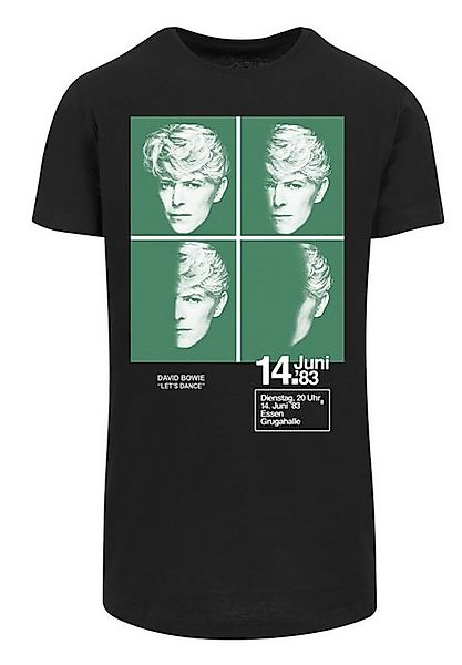 F4NT4STIC T-Shirt Long Cut T-Shirt 'David Bowie 1983 Concert Poster' Herren günstig online kaufen