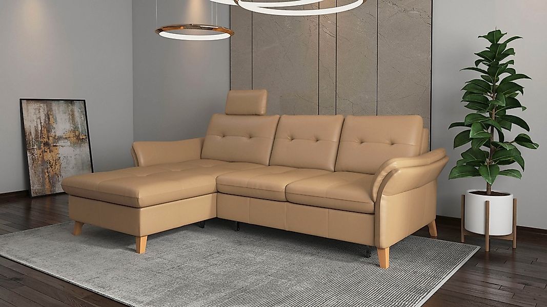 sit&more Ecksofa »Göteborg«, Sitztiefenverstellung und Federkern, wahlweise günstig online kaufen
