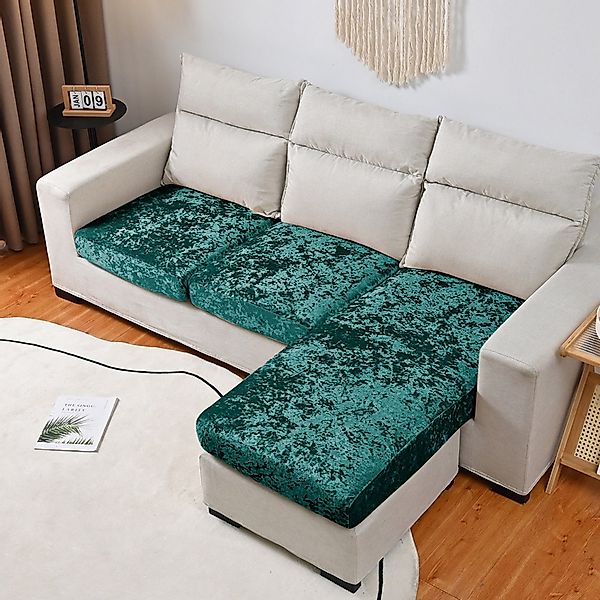 BTTO Sofahusse Samt Sofabezug,Sofa Sitzkissenbezug,Stretch Couch günstig online kaufen