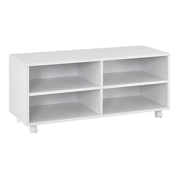 en.casa Lowboard, »Gränne« Rollbares Regal 90x35x40,5 günstig online kaufen