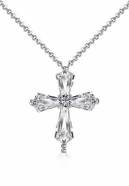 BRELLATO Kreuzkette Damen Crystal Kreuz-Anhänger, Glitzer günstig online kaufen