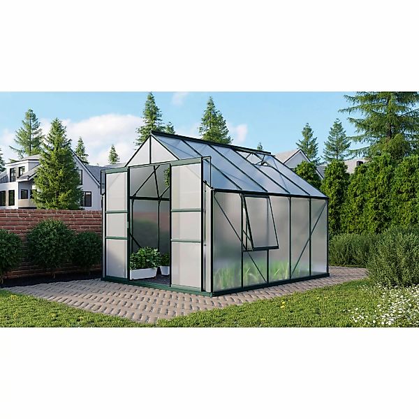 Vitavia Gewächshaus Meridian 8300 Smaragd 8,3 m² inkl. Fundament günstig online kaufen