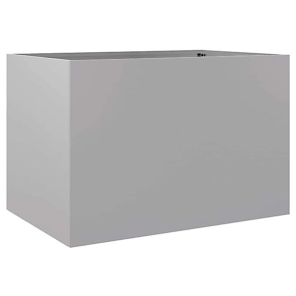 vidaXL Pflanzkübel Silbern 62x47x46 cm Verzinkter Stahl 841606 günstig online kaufen