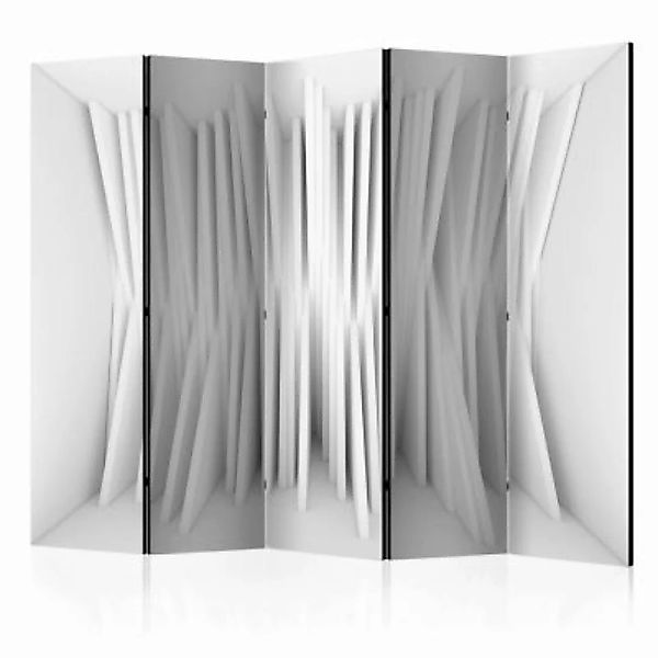 artgeist Paravent White Balance II [Room Dividers] weiß/grau Gr. 225 x 172 günstig online kaufen