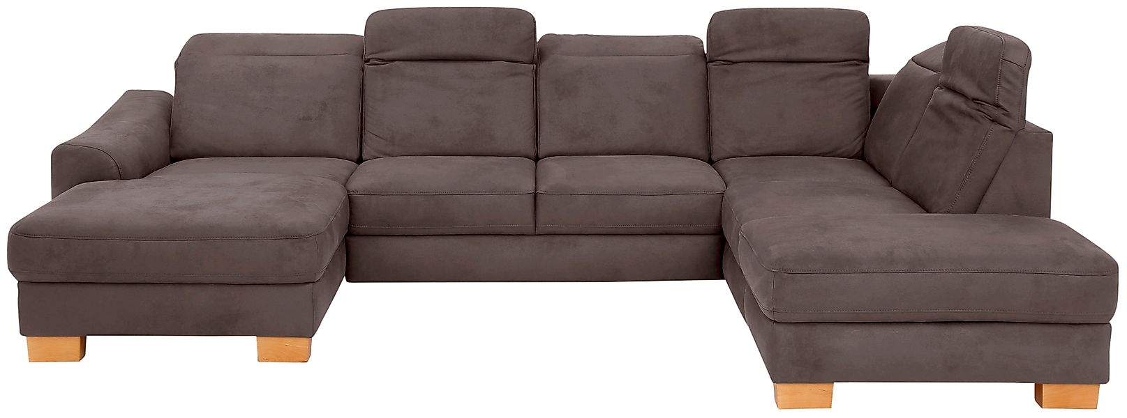 Home affaire Wohnlandschaft »Dundee U-Form« wahlweise mit Kopfteilverstellu günstig online kaufen