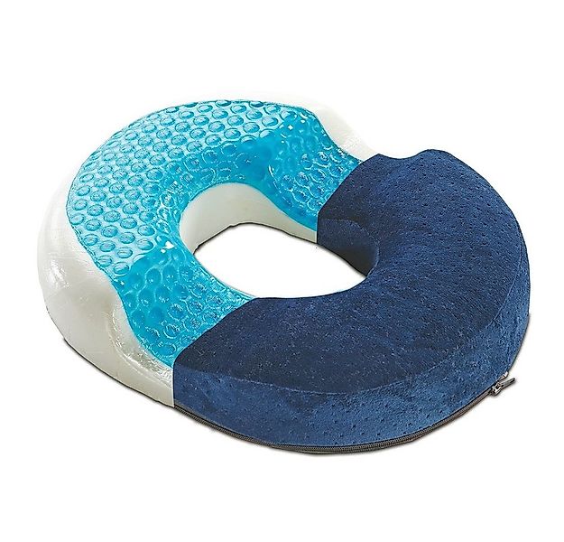 ELONEO Stuhlkissen 40x32cm, Sitzring mit Gel, bequeme Form, abnehmbarer & w günstig online kaufen