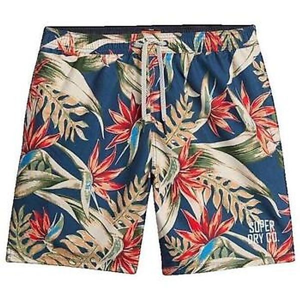 Superdry  Shorts Short de bain  à imprimé hawaïen multicolore günstig online kaufen