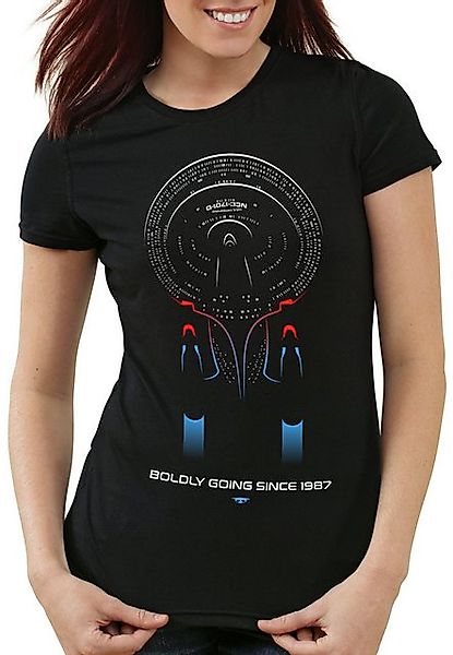 style3 T-Shirt Next Generation star trekkie trek enterprise ncc-1701-d raum günstig online kaufen