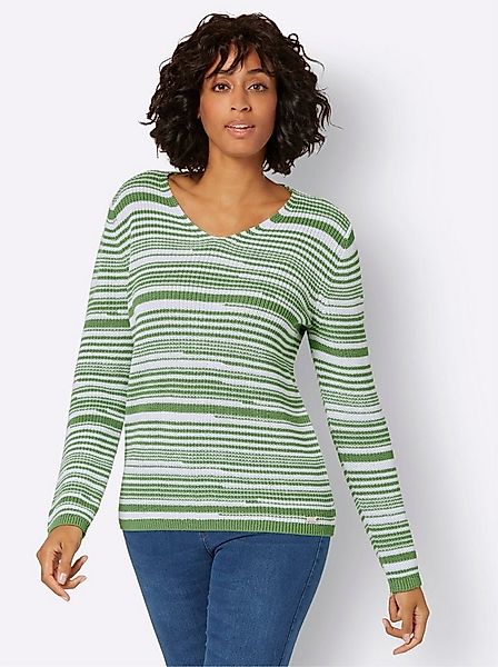 Witt Strickpullover V-Ausschnitt-Pullover . günstig online kaufen