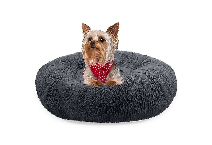 Bluzelle Tierbett Premium Hundebett Hundekissen Donut / Katzenbett Katzenki günstig online kaufen