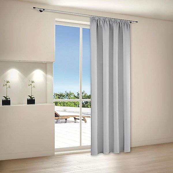 Gerster Vorhang "Toni" Schlaufen 1 Stk. tlg. HxB: 235x140, Schlaufenschal m günstig online kaufen