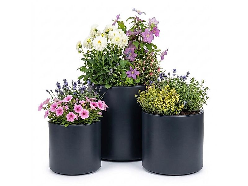 Prosperplast Blumentopf Heos (30 cm), mit Einsatz günstig online kaufen