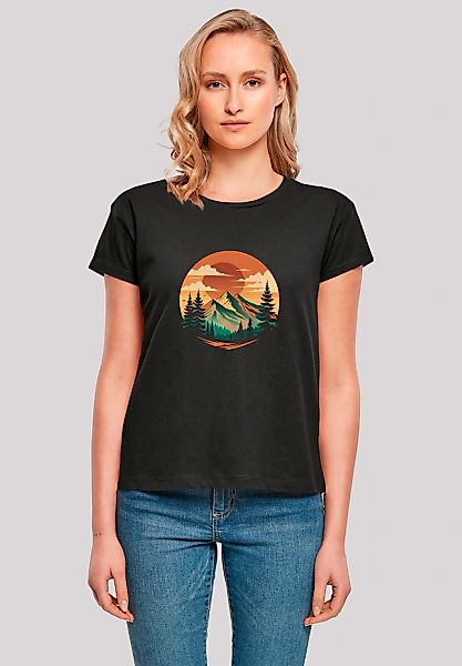 F4NT4STIC T-Shirt "Sonnenuntergang Berglandschaft", Premium Qualität günstig online kaufen