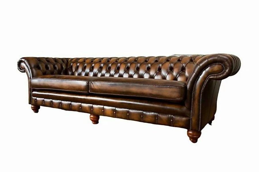 JVmoebel Sofa Chestefield Sofa Couch Leder Design Textil Sitz Polster Desig günstig online kaufen