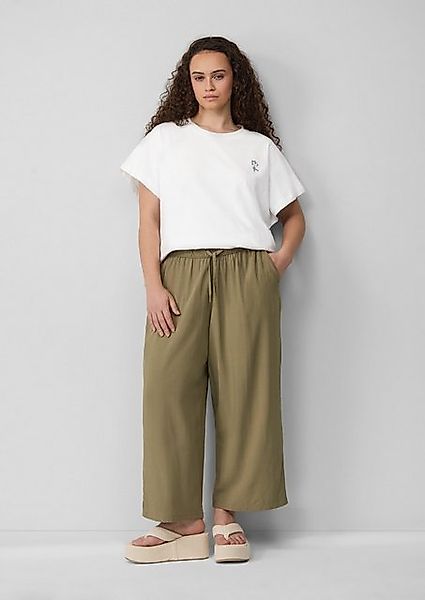 QS Stoffhose Culotte aus Viskose günstig online kaufen