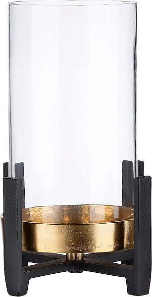 GILDE Windlicht »Nuro«, (1 St.), aus Aluminium, mit Glaseinsatz günstig online kaufen