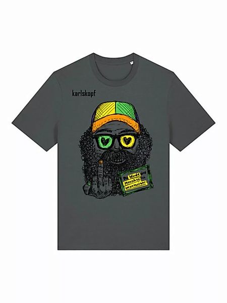 karlskopf Print-Shirt Rundhalsshirt Basic BUNTMACHER günstig online kaufen