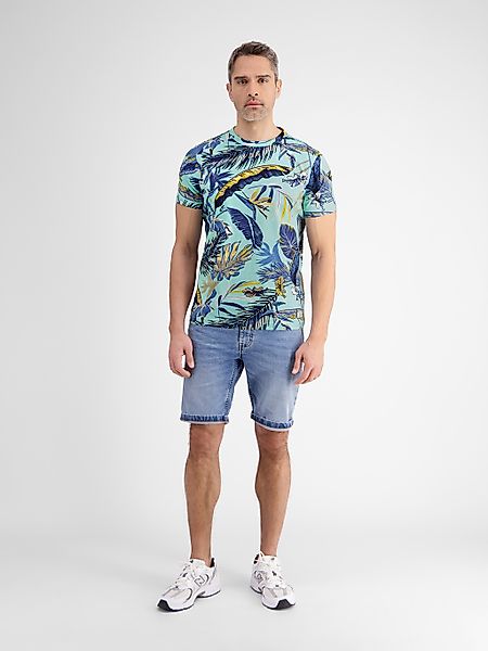 LERROS T-Shirt "LERROS T-Shirt im Hawaiian-Style" günstig online kaufen