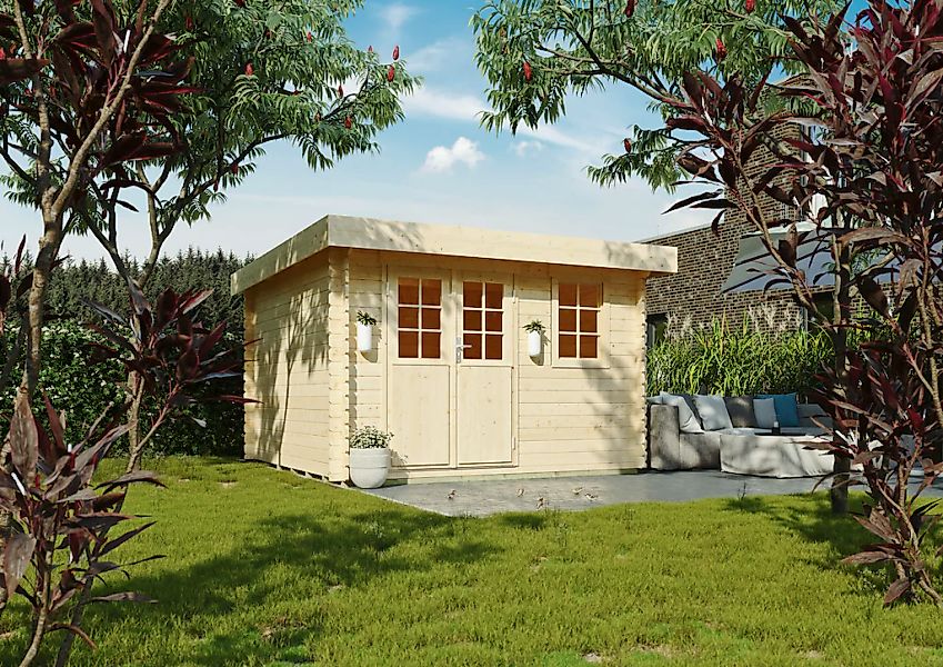 KONIFERA Gartenhaus Sirius, BxT: 343x345 cm, Inklusive Fußboden günstig online kaufen