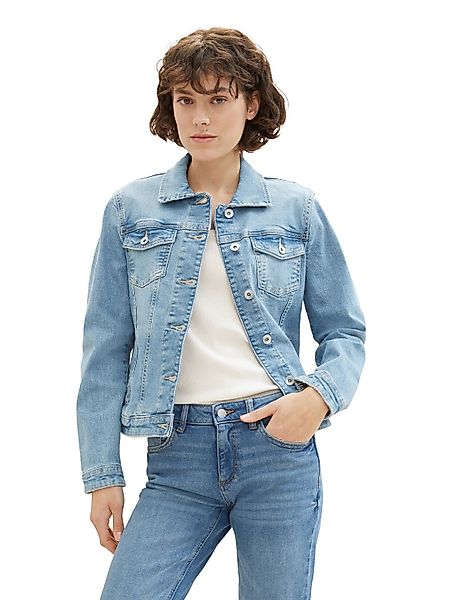 TOM TAILOR Jeansjacke mit Knopfleiste und günstig online kaufen