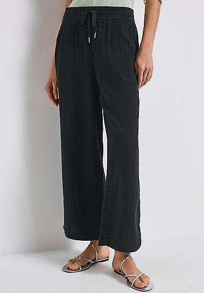 STREET ONE Stoffhose Sommerhose mit elastischem Bund und Tunnelzug, im Muss günstig online kaufen