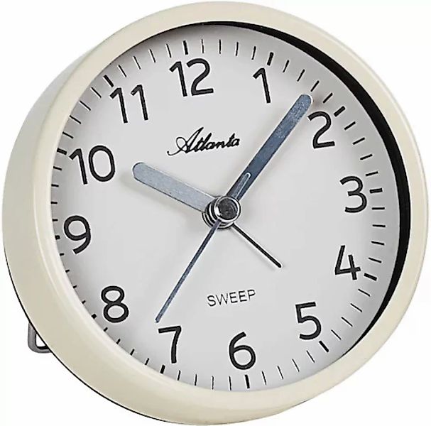 Atlanta 2112/0 Wecker Quarz Analog Cremefarben Leise Ohne Ticken günstig online kaufen