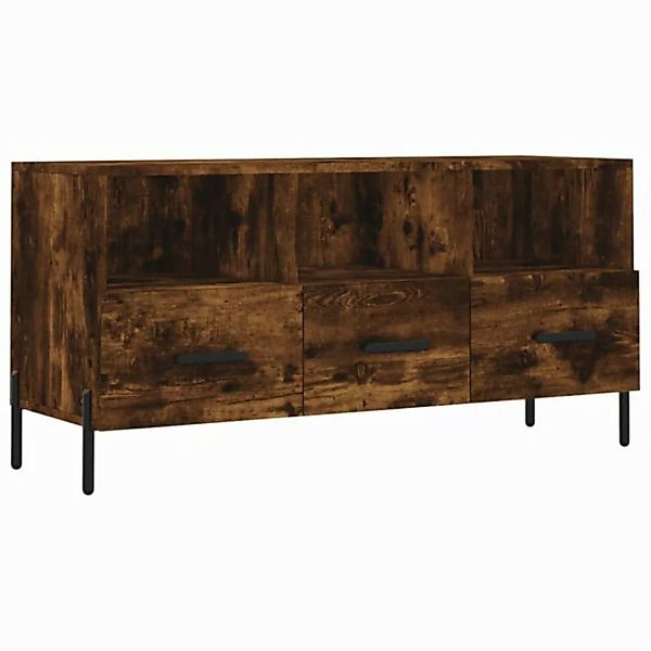 vidaXL TV-Schrank TV-Schrank Räuchereiche 102x36x50 cm Holzwerkstoff (1-St) günstig online kaufen