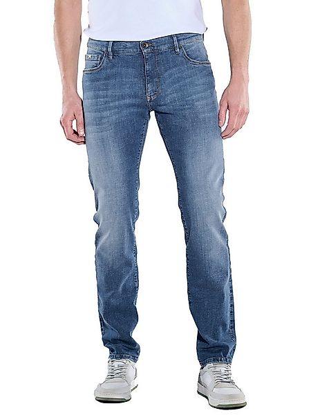 Engbers Stretch-Jeans engbers Herren Super-Stretch-Jeans regular, Mittelbla günstig online kaufen