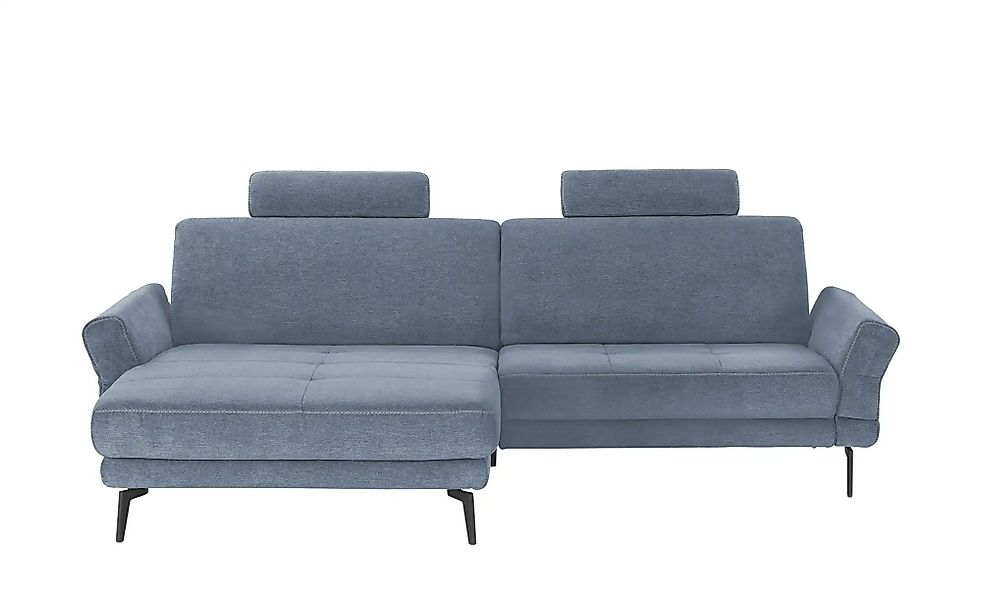 meinSofa Ecksofa  Mike ¦ blau ¦ Maße (cm): B: 251 H: 86 T: 216.0 Polstermöb günstig online kaufen