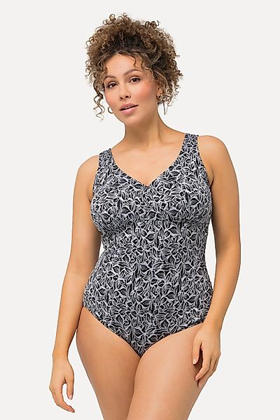 Ulla Popken Badeanzug Badeanzug Blätter Softcups günstig online kaufen