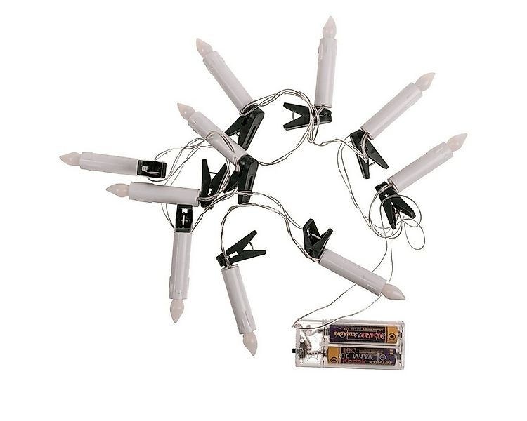 OOTB Lichterkette Kerzen LED-Lichterkette Weihnachtsbaumbeleuchtung inkl. C günstig online kaufen