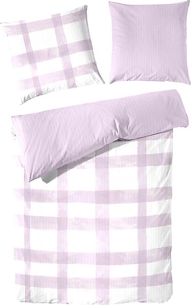 Primera Wendebettwäsche "Soft-Seersucker Bettwäsche Karo" 2 Stk. im moderne günstig online kaufen