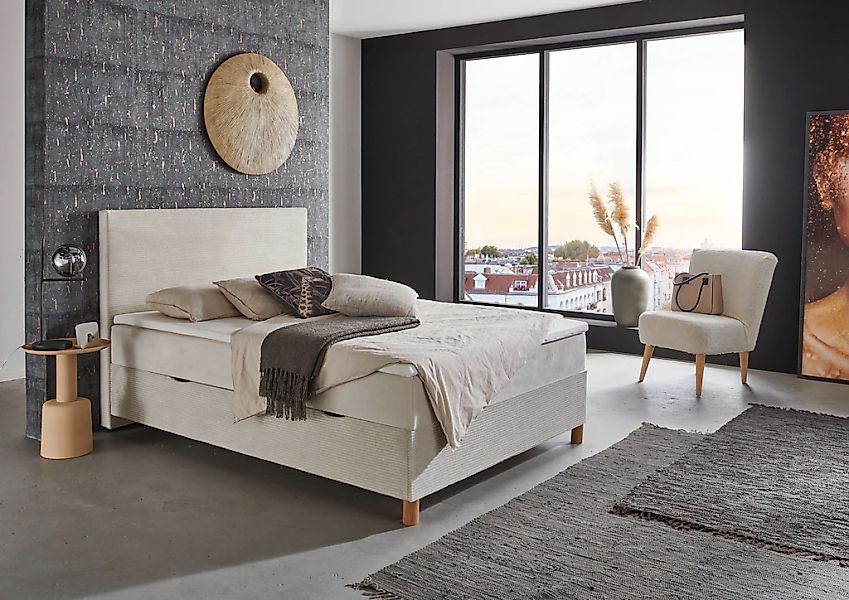 meise.möbel "Korsika inkl. Bettkasten, mit Cord-Stoff bezogen" günstig online kaufen