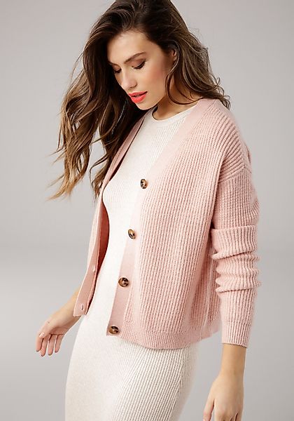 Laura Scott Strickjacke Grobstrick - in günstig online kaufen