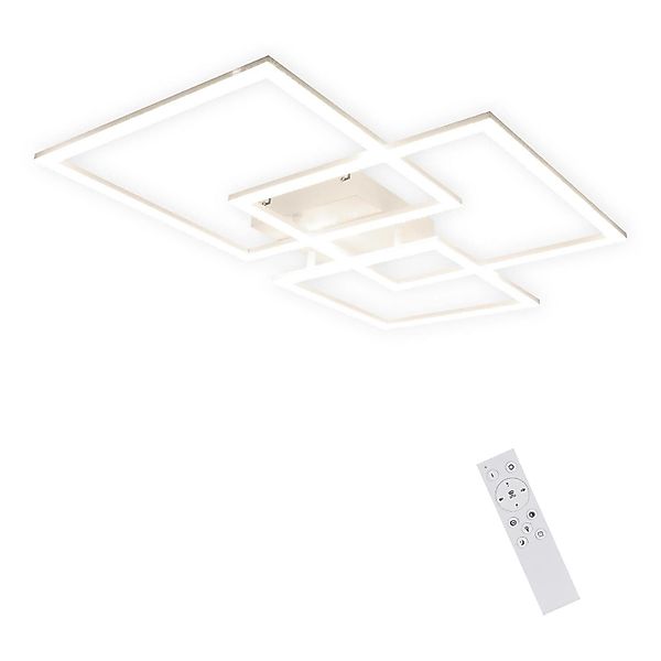Nettlife LED Deckenleuchte Wohnzimmer Schwarz Deckenlampe günstig online kaufen