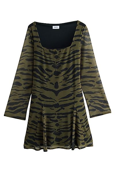 Next Minikleid Langärmeliges Minikleid aus Mesh günstig online kaufen