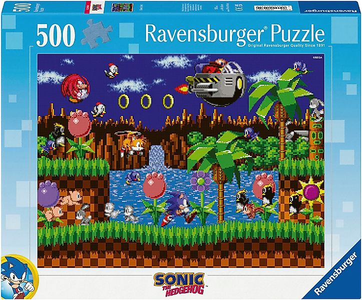 Ravensburger Puzzle Classic Sonic, 500 Puzzleteile, günstig online kaufen