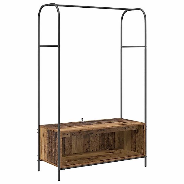 vidaXL Kleiderständer Braun 100 x 44 x 160 cm Holzwerkstoff 868455 günstig online kaufen
