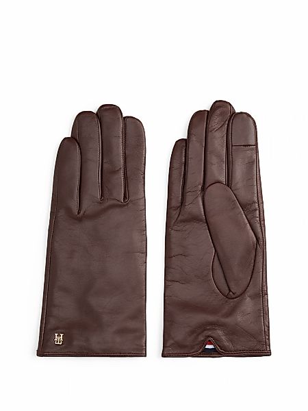 Tommy Hilfiger Lederhandschuhe "TH ELEVATED CHIC LEATHER", Finderhandschuhe günstig online kaufen