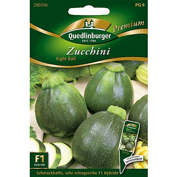 Quedlinburger Zucchini-Rondini Eight Ball Loses Saatgut günstig online kaufen