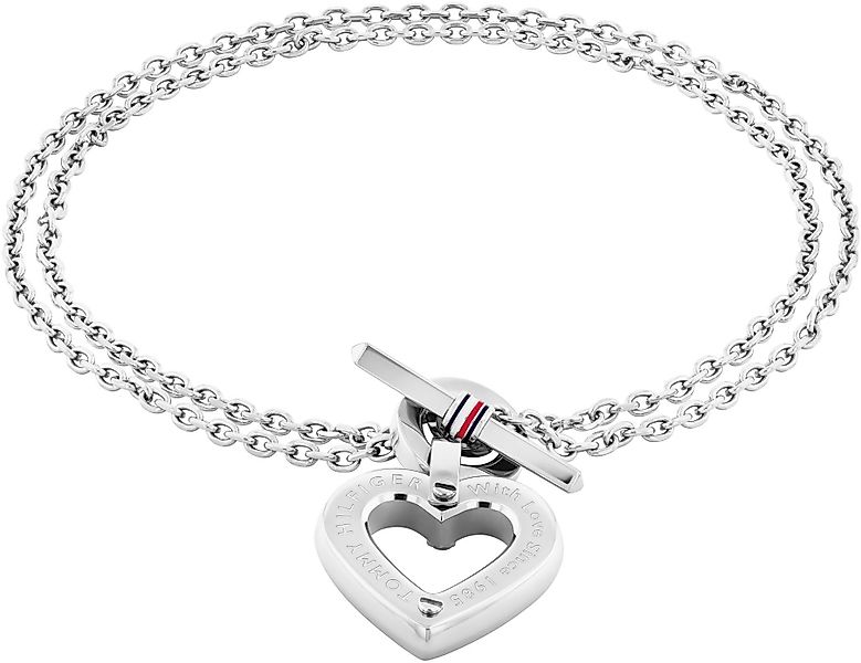 Tommy Hilfiger Armkette TOGGLE HEART, Herz, günstig online kaufen