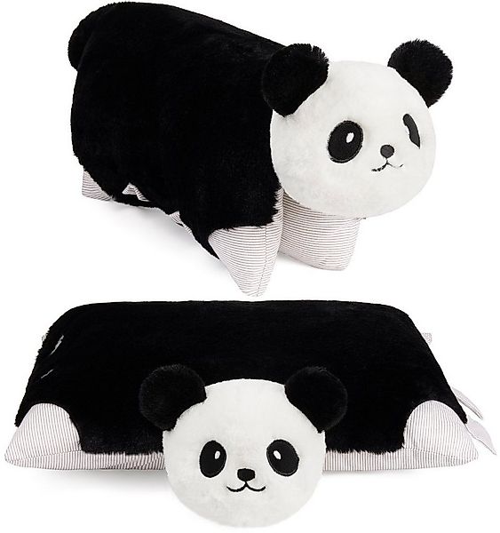 BRUBAKER Kuscheltier Kuscheltierkissen Panda - 2 in 1 Plüschtier und Kusche günstig online kaufen