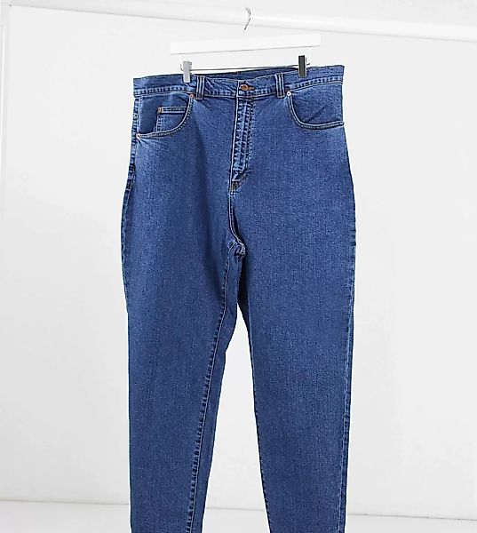 Dr Denim Plus – Nora – Mom-Jeans mit sehr hohem Bund in mittlerer Waschung- günstig online kaufen