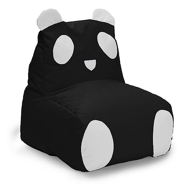 Lumaland Sitzsack Kinder Panda 75x65x65 cm, weiches Sitzpolster, Kinderzimm günstig online kaufen