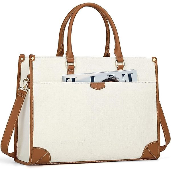 LuxusKollektion Laptoptasche Handtasche Damen Canvas Laptoptasche günstig online kaufen