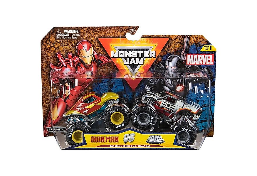 Spin Master Spielzeug-Monstertruck 6070555 Monster Jam - 2-Pack 1:64 - Marv günstig online kaufen